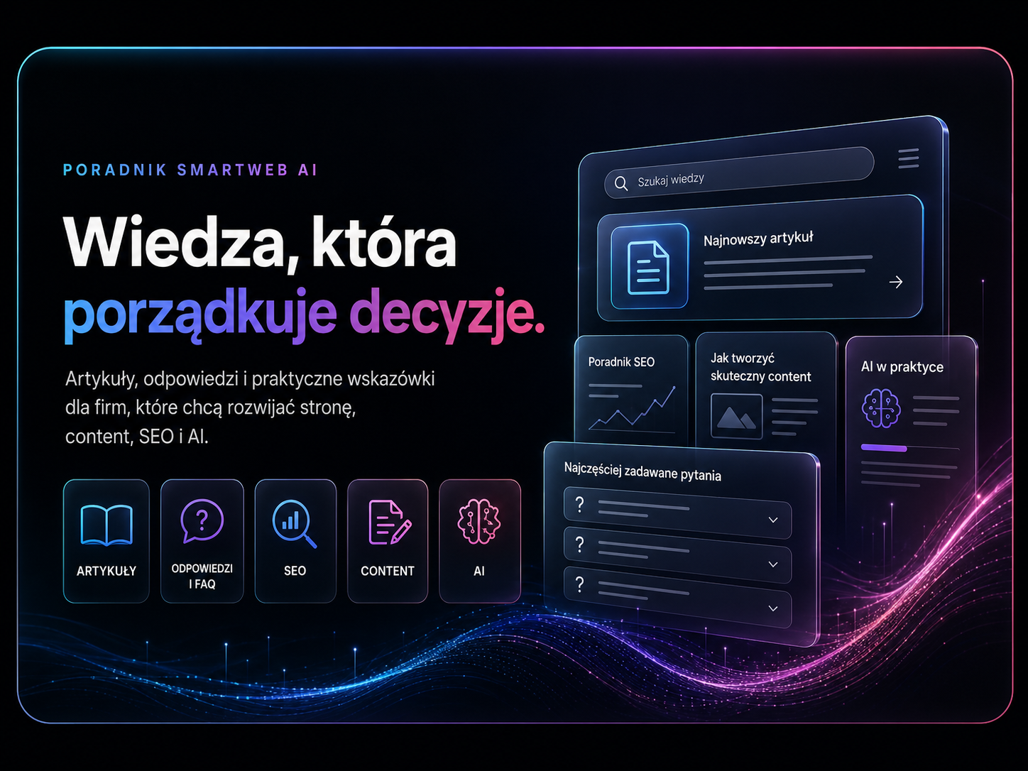 Poradnik SmartWeb AI — wiedza o stronach WWW, contentcie, SEO i AI.